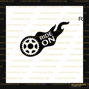 Ride On Gear DTF Design SVG PNG DXF for Laser Engraving