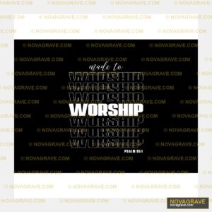 Made to Worship DTF Design PNG | Religious Christian Art