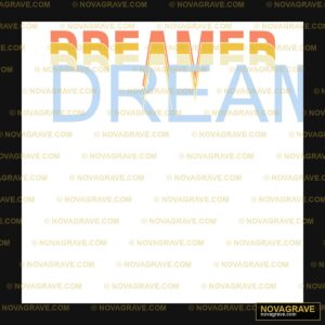 Dream Big Typography DTF Design SVG PNG DXF Instant Download