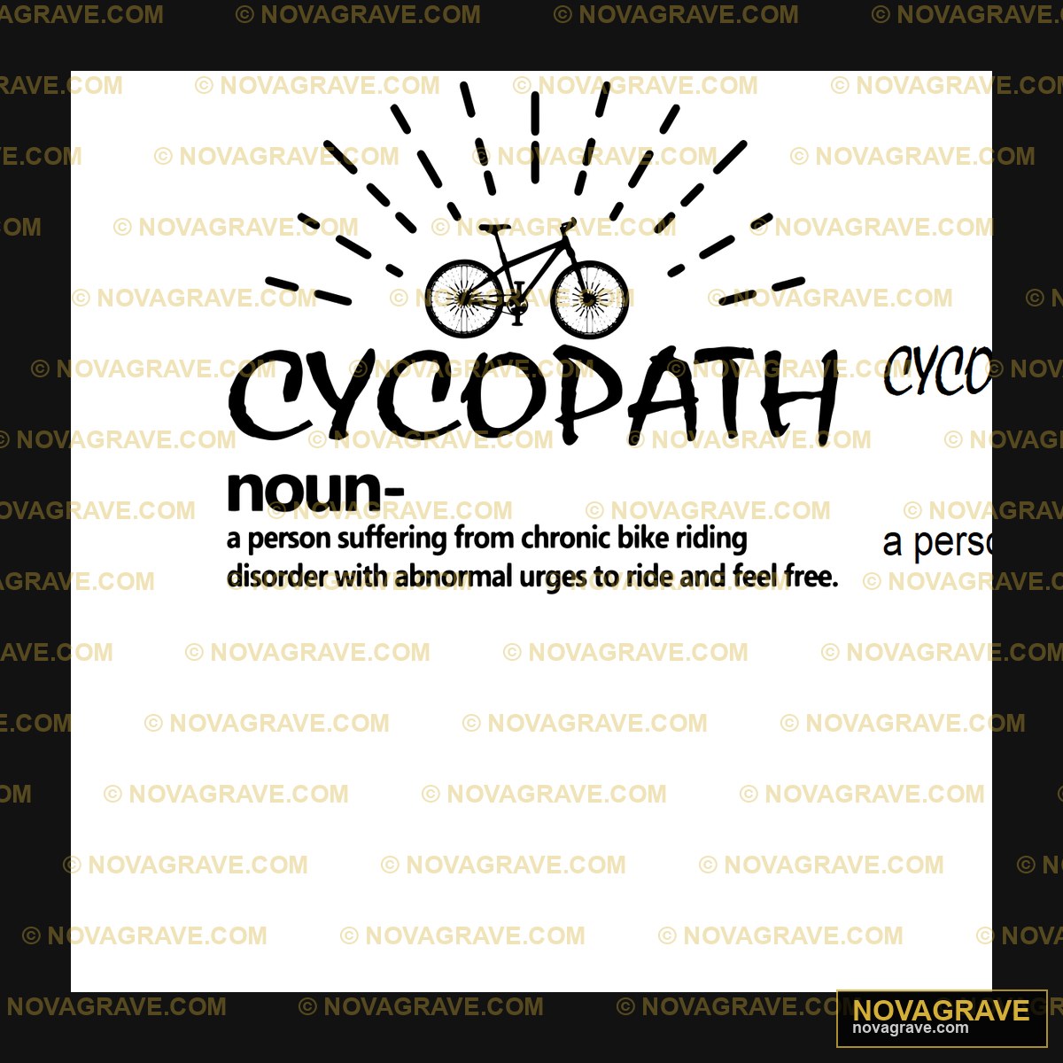 Funny Cyclopath Bicycle DTF Design SVG PNG DXF Instant Download