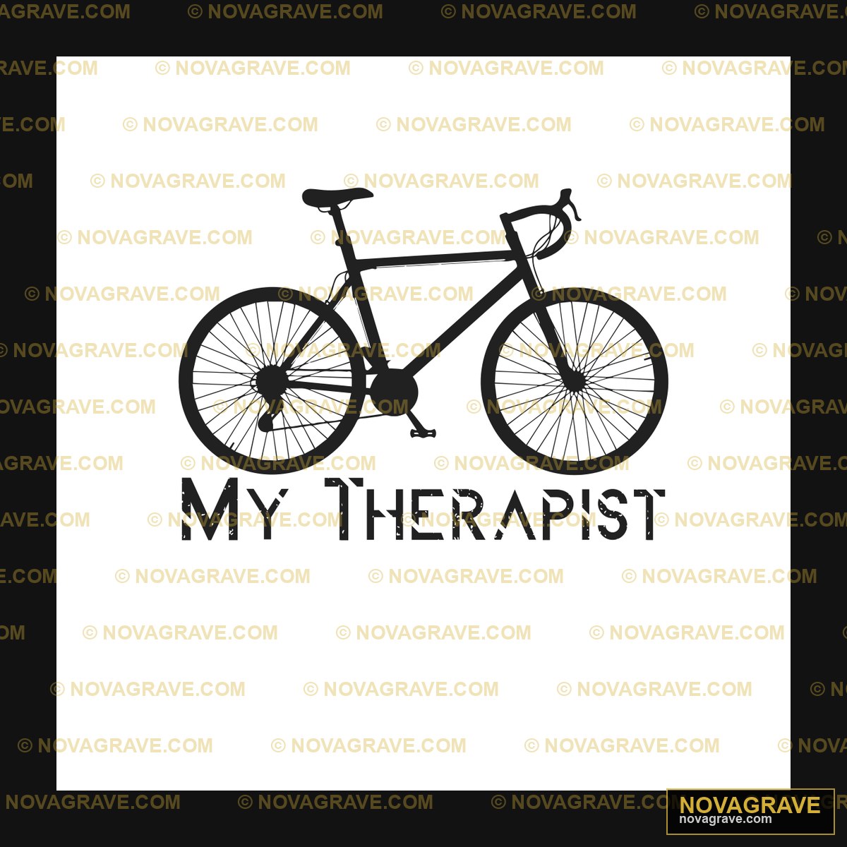 Road Bike My Therapist DTF Design SVG PNG DXF Instant Download