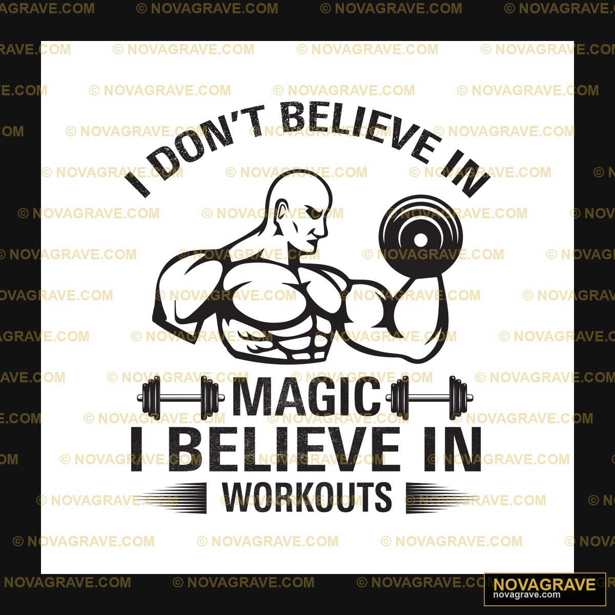 I Don't Believe In Magic DTF Design SVG PNG DXF