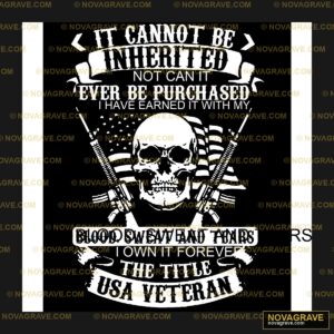 USA Veteran Skull Guns Flag DTF Design SVG PNG DXF