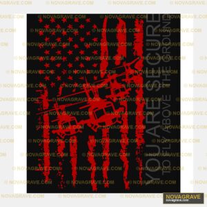 Helicopter US Flag DTF Design SVG - Patriotic Military Graphic