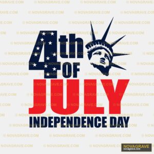 4th of July Statue of Liberty Independence Day DTF Design PNG