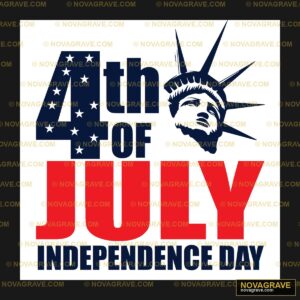 4th of July Statue of Liberty DTF Design SVG PNG DXF