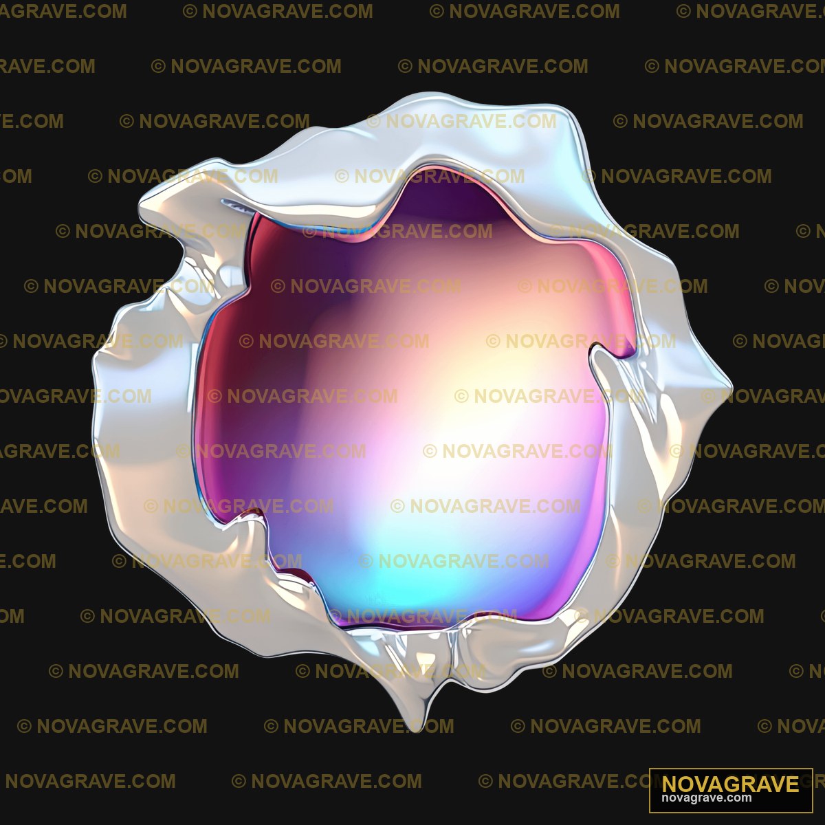 A 3D Image Of A Flower Nature Botanical - DTF Ontwerp