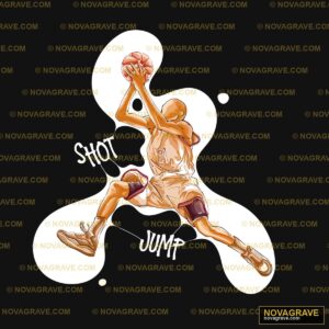 A Basketball Player In Action With The Ball Streetwear Urban - Design DTF