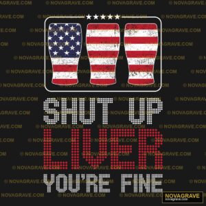 A Beer Glass With The American Flag On It Animals Wildlife - DTF Ontwerp