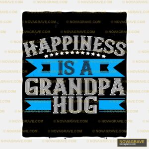 A Black And Blue Poster With The Words Happin Family Kids - DTF Transfer Design