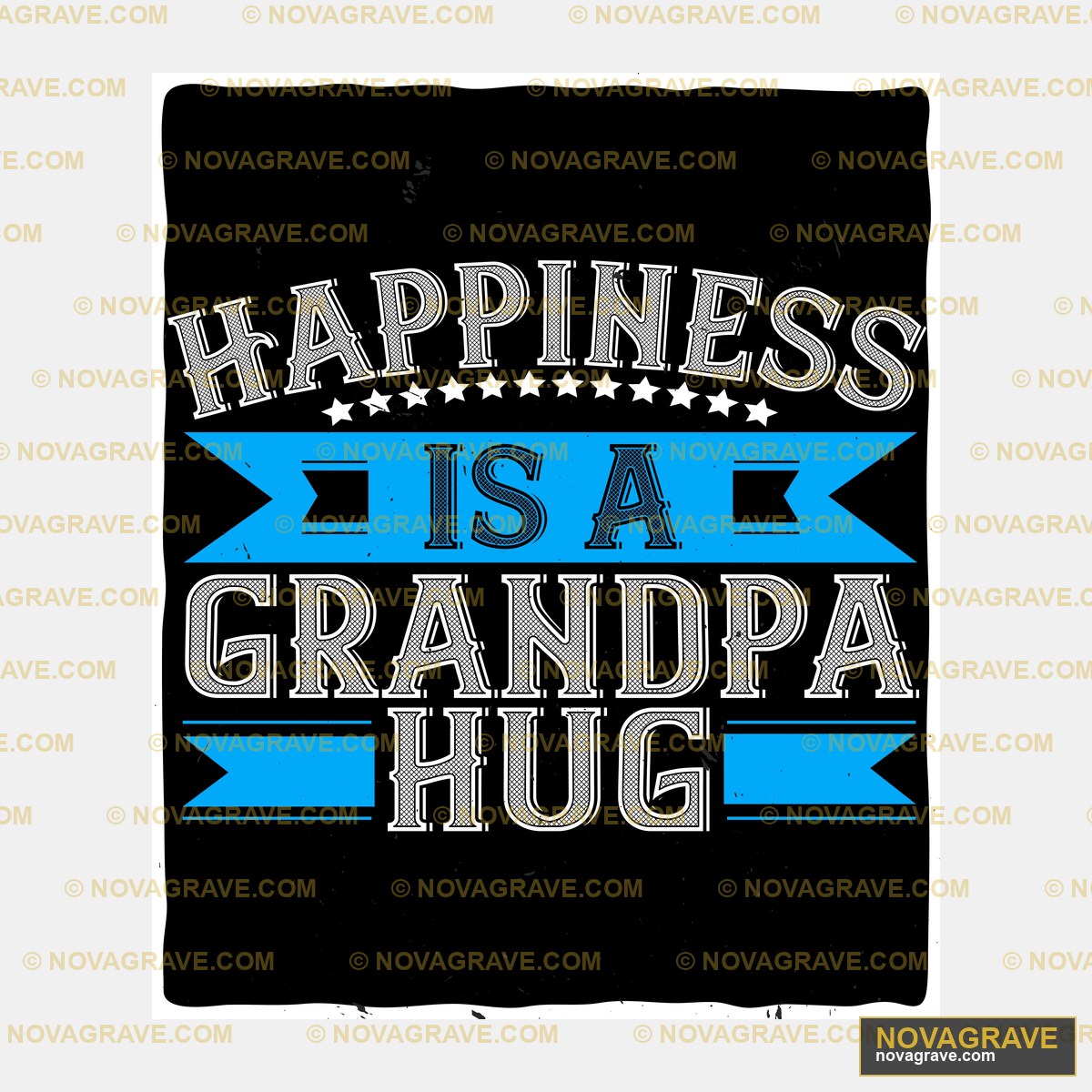 A Black And Blue Poster With The Words Happin Family Kids - DTF Transfer Design