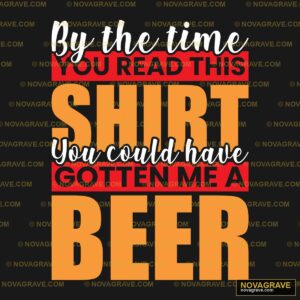 A Black And Orange Poster With The Words By T Typography Slogans - DTF Transfer Design