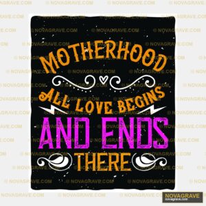Motherhood All Love Begins and Ends There DTF Design PNG