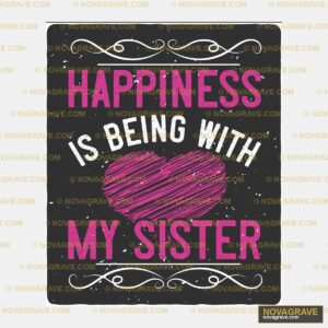 A Black And Pink Poster With The Words Happin Family Kids - DTF Transfer Design