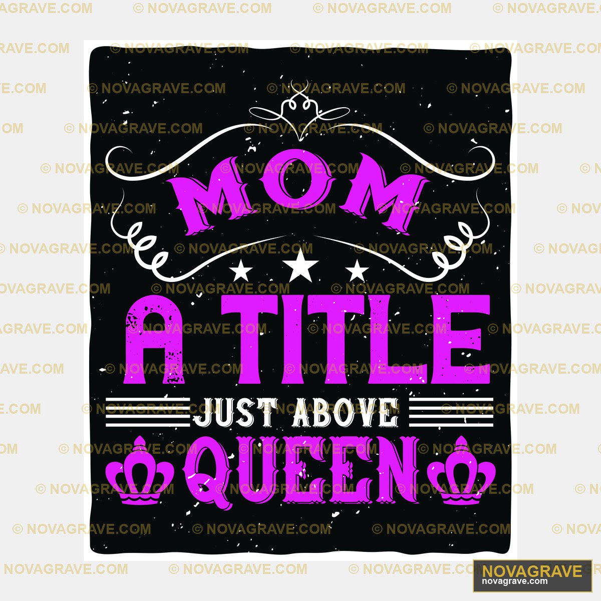 A Black And Pink Poster With The Words Mom Li Family Kids - DTF Transfer Design