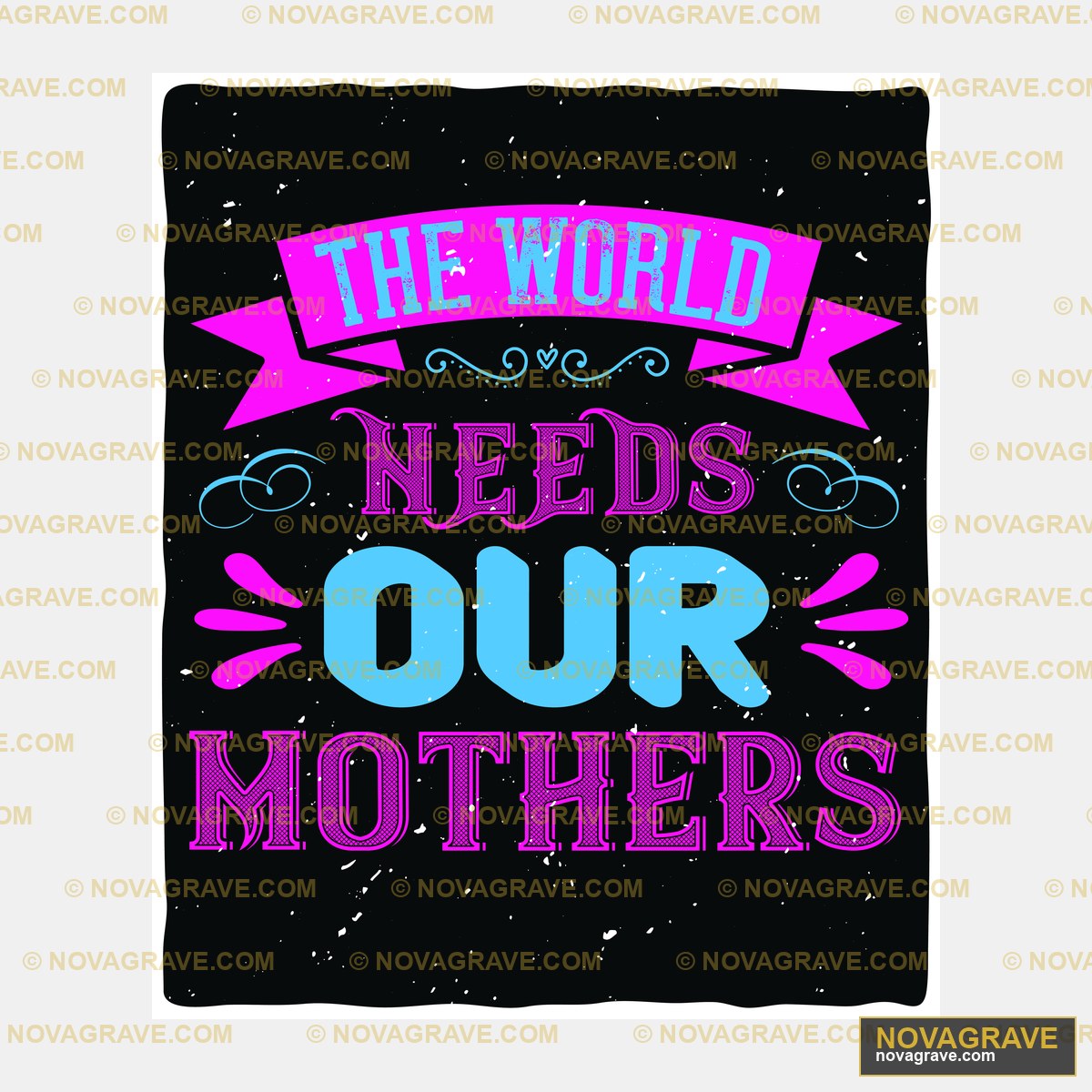 A Black And Pink Poster With The Wordsworld N Typography Slogans - Design DTF