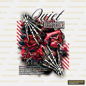 A Black And Red Poster With A Woman In A Dres Other Designs - DTF Transfer Design