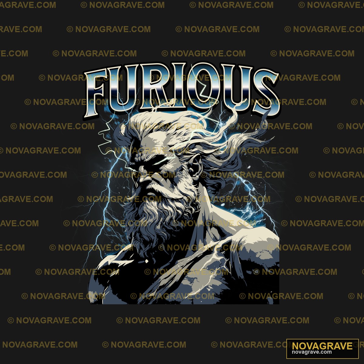A Black And White Image Of A Man With A Beard Animals Wildlife 2 - DTF Transfer Design