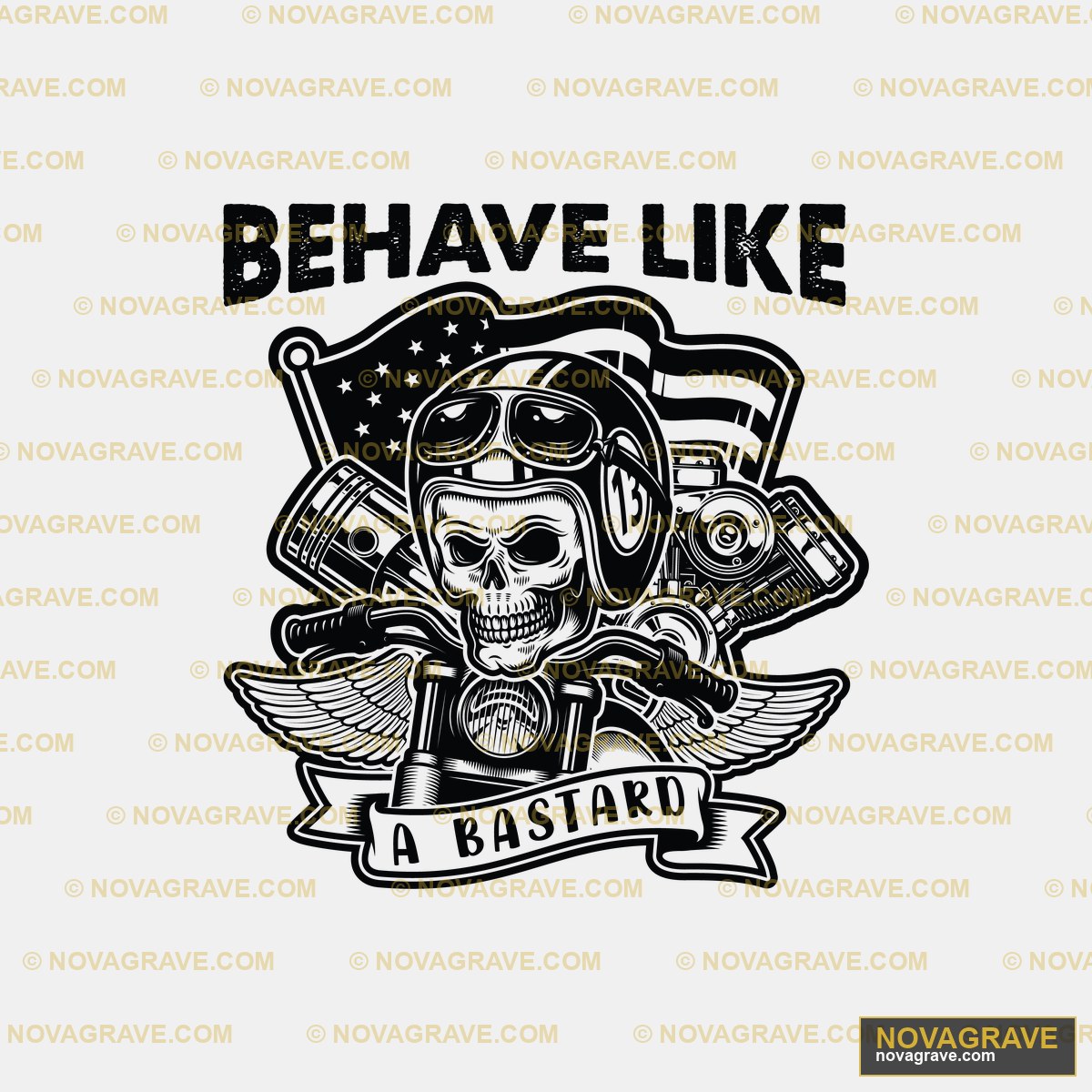 A Black And White Image Of A Skull With A Sku Streetwear Urban - DTF Ontwerp