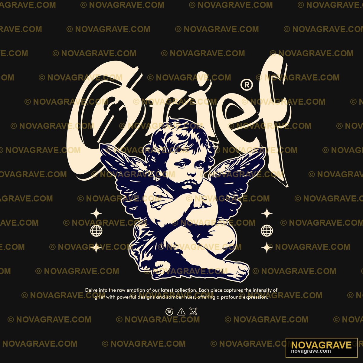 A Black And White Image Of An Angel With The Religious Spiritua - DTF Transfer Design