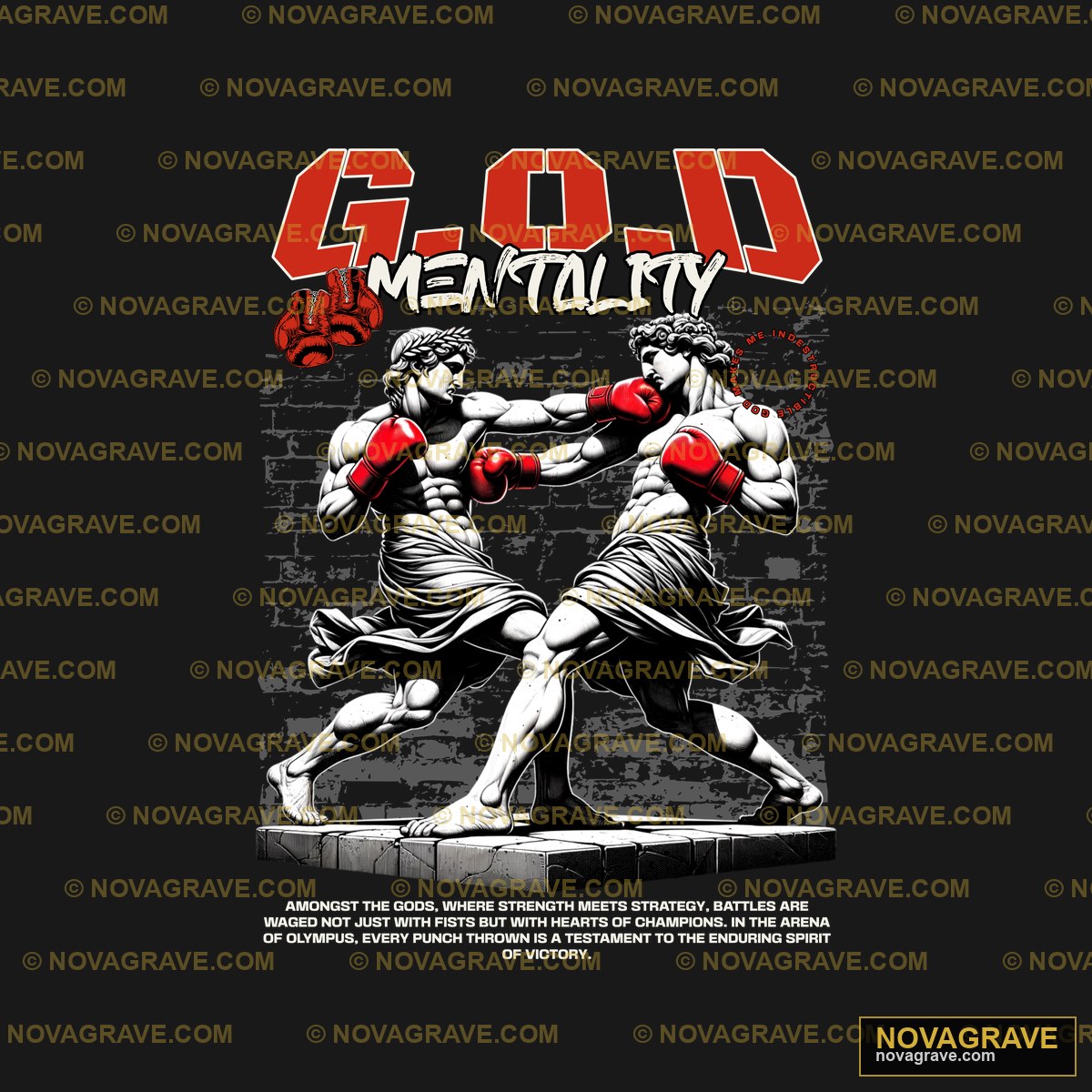 A Black And White Image Of Two Boxers Fightin Other Designs - Design DTF
