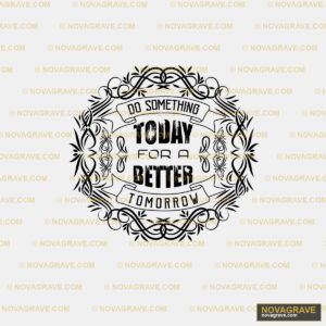 A Black And White Logo With A Circle Other Designs - DTF Transfer Design