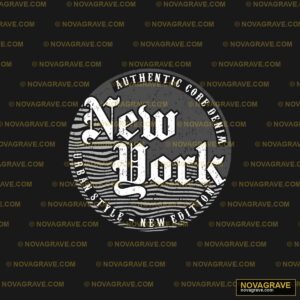 A Black And White Logo With A Cityscape Other Designs - DTF Transfer Design