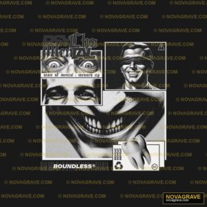 A Black And White Photo Of A Smiling Man With Other Designs - DTF Transfer Design