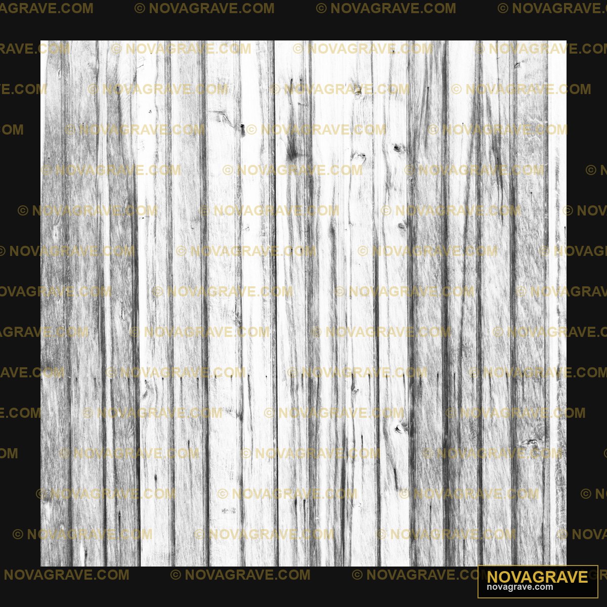 A Black And White Photo Of A Wooden Fence Other Designs - DTF Transfer Design