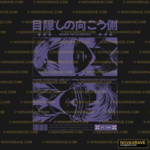 Anime Blindfolded Girl DTF Design PNG - Ready for Print