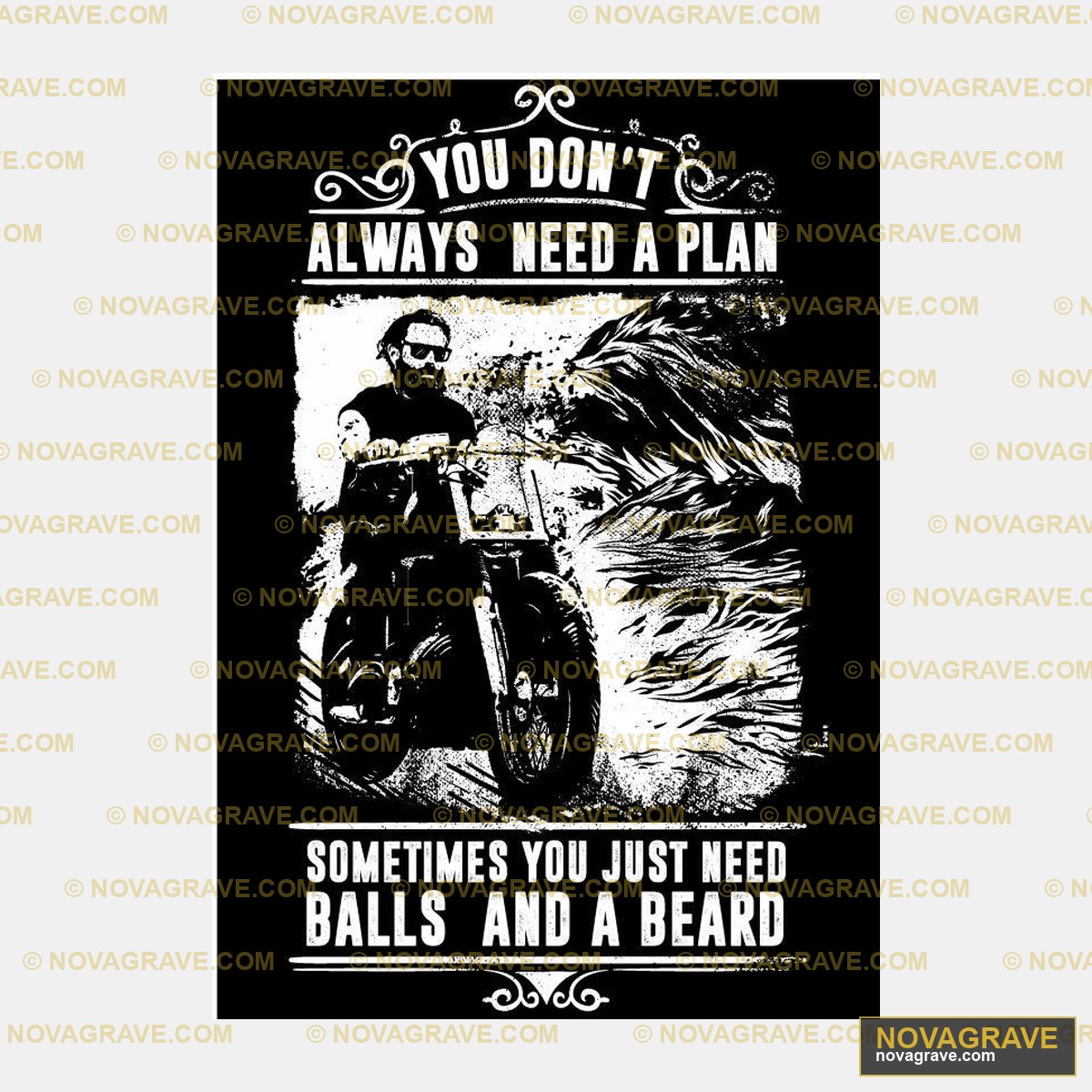 A Black And White Poster With A Motorcycle Ri Other Designs - DTF Ontwerp