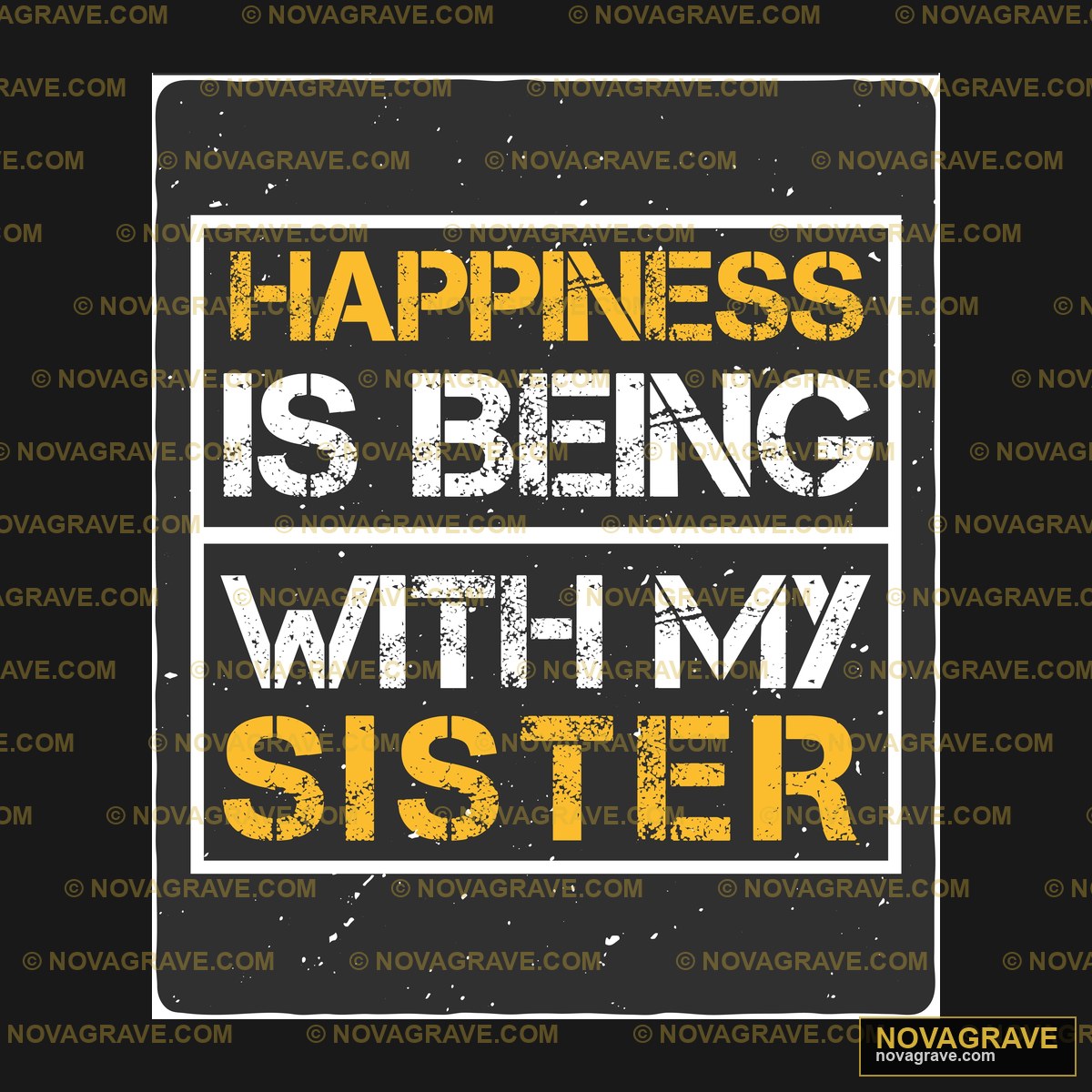 A Black And White Poster With The Words Happi Family Kids - DTF Transfer Design