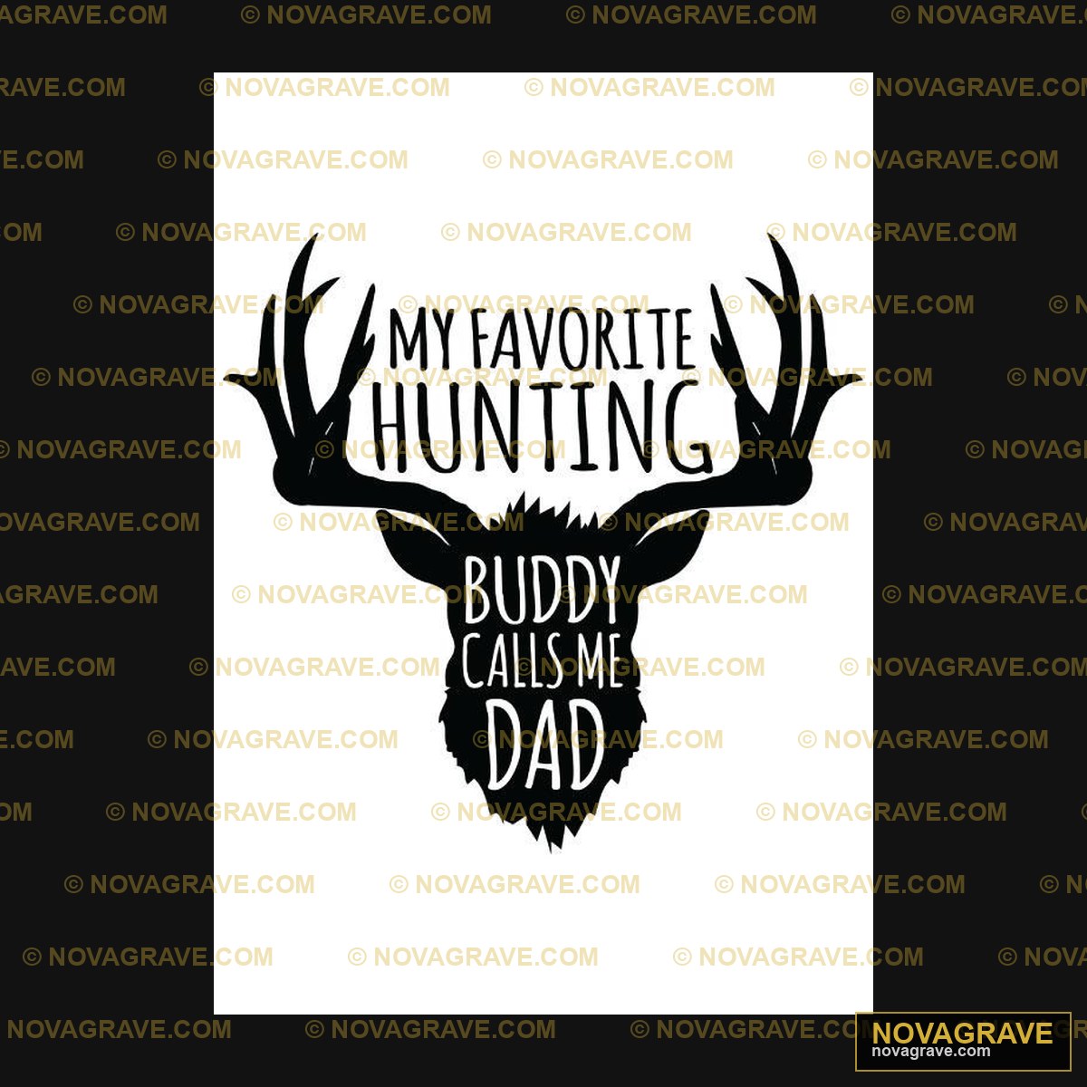 A Black And White Silhouette Of A Deers Head Animals Wildlife - DTF Transfer Design