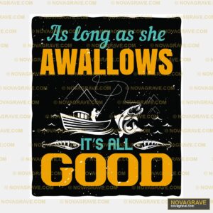 A Black And Yellow Poster With A Boat And A F Animals Wildlife - Design DTF