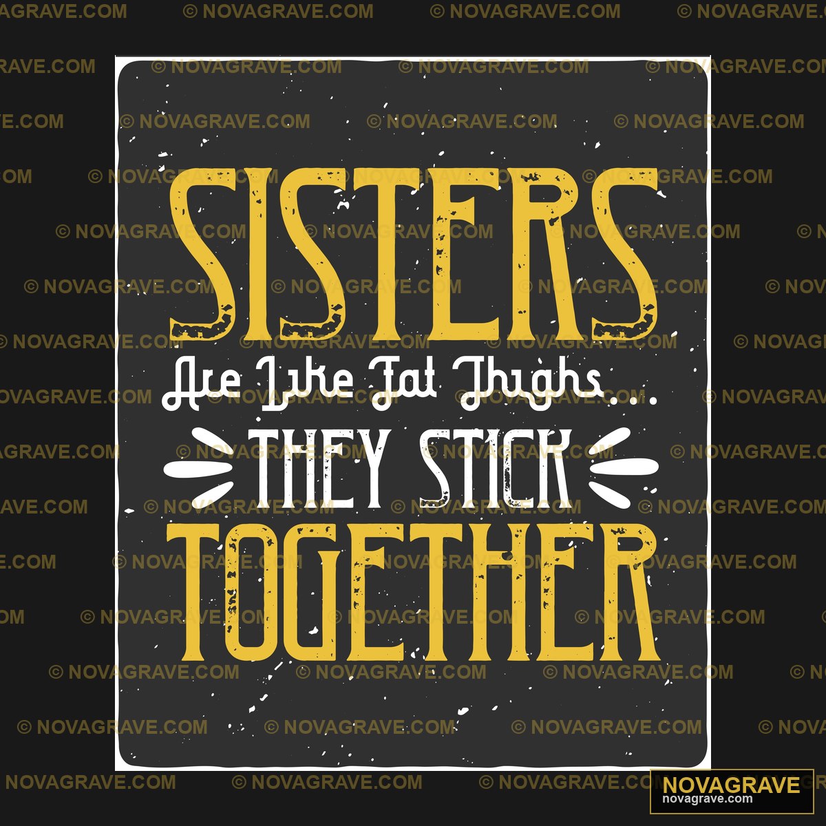 A Black And Yellow Poster With The Words Sist Family Kids - DTF Ontwerp