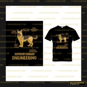A Black And Yellow Shirt With A Dog On It Animals Wildlife - DTF Transfer Design