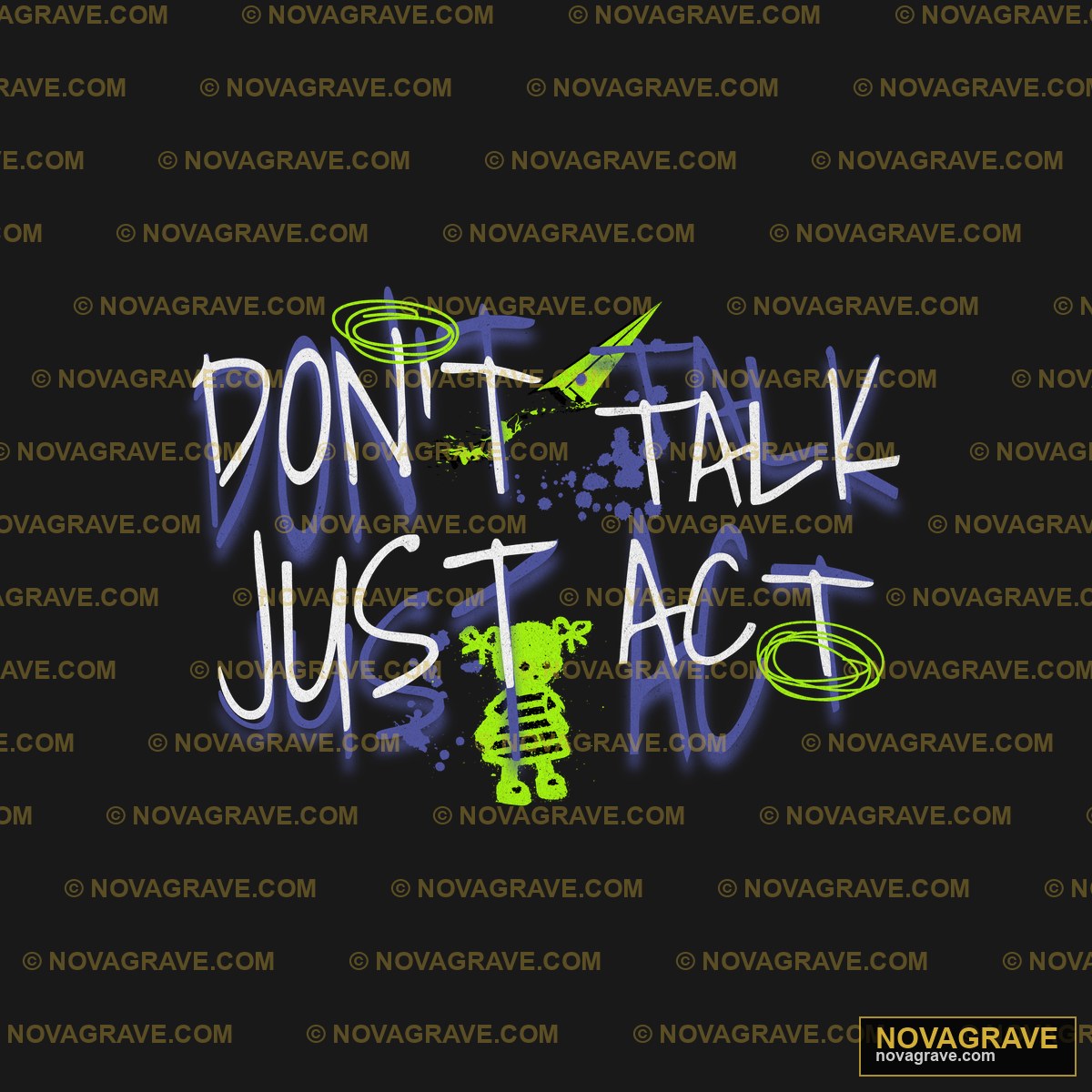 A Black Background With A Blue And Green Graf Streetwear Urban - DTF Ontwerp