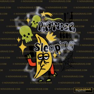 A Black Background With A Cartoon Character Other Designs - Design DTF