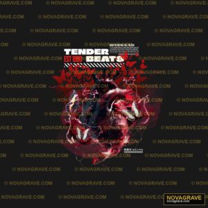 A Black Background With A Red Rose And A Blac Other Designs - DTF Transfer Design