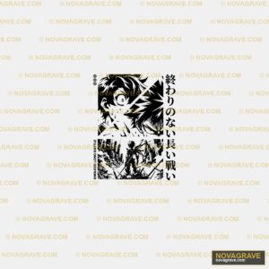 A Black Background With A White And Red Flowe Nature Botanical 76 - Design DTF