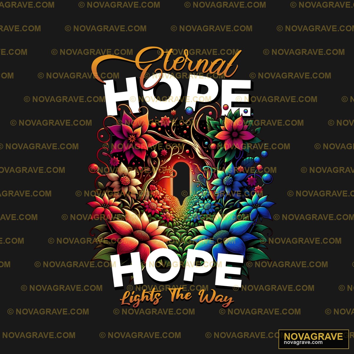 A Black Shirt With A Colorful Floral Design A Nature Botanical - Design DTF