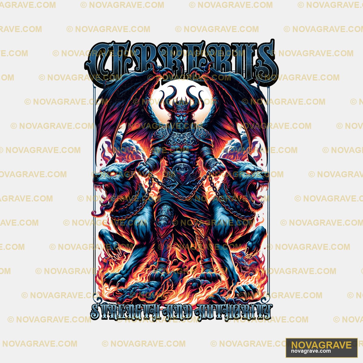 A Black Shirt With A Demon On It Other Designs - Design DTF