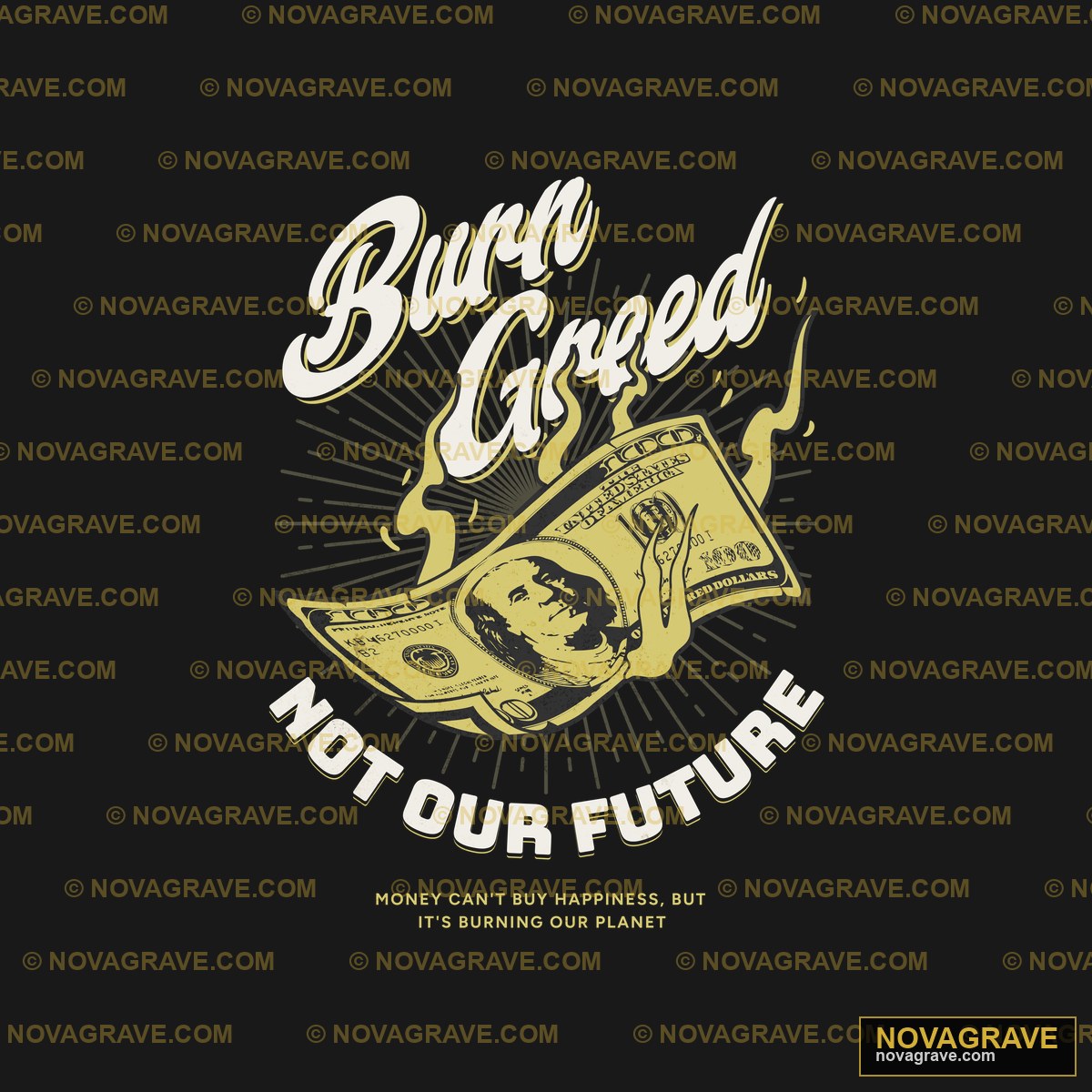 A Black Shirt With A Dollar Bill On It Other Designs 2 - DTF Transfer Design