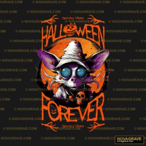 A Black Shirt With A Purple And Orange Design Other Designs - DTF Transfer Design