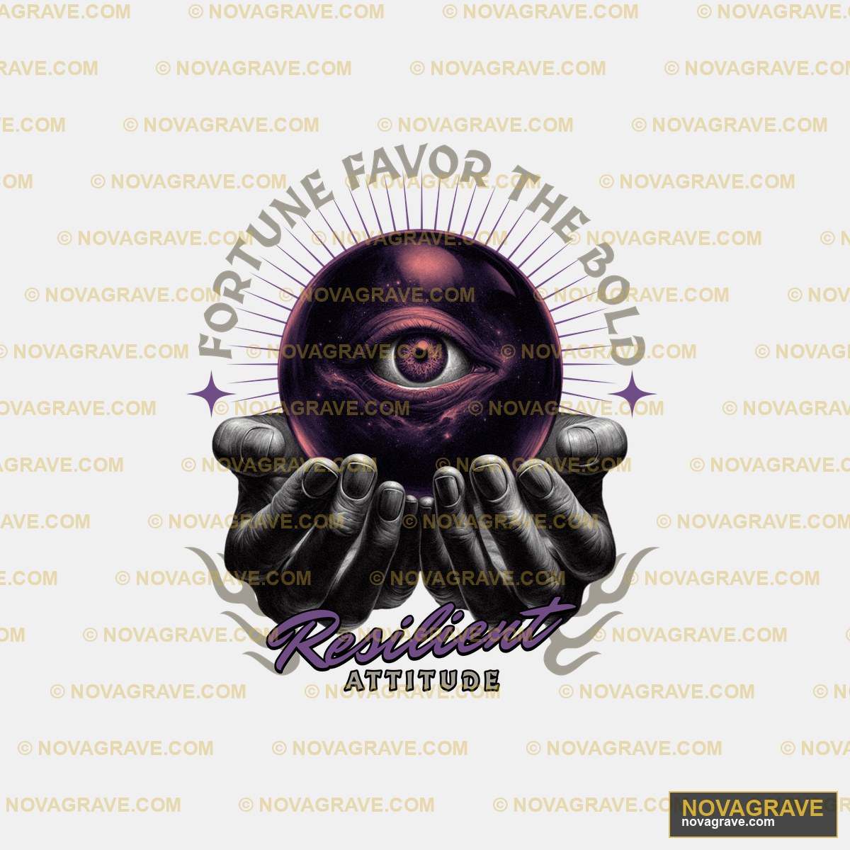 A Black Shirt With A Purple Eye And The Words Typography Slogans - DTF Transfer Design