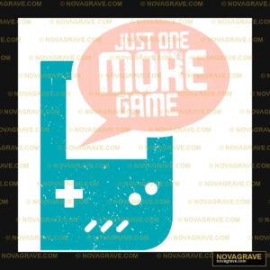 A Blue And Pink Nintendo Game Controller With Typography Slogans - DTF Ontwerp