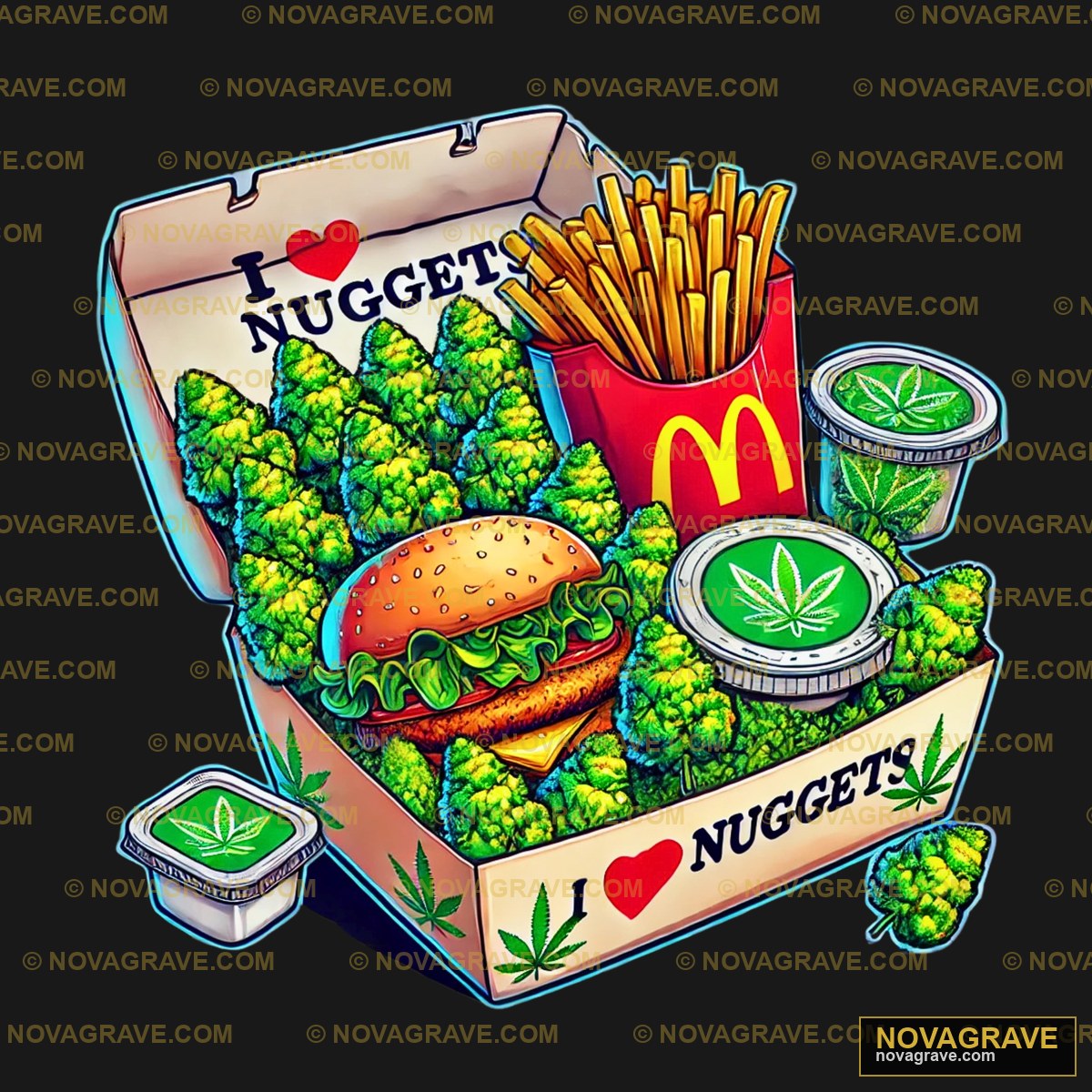 A Box Of Food With A Hamburger And French Fri Other Designs DTF Design
