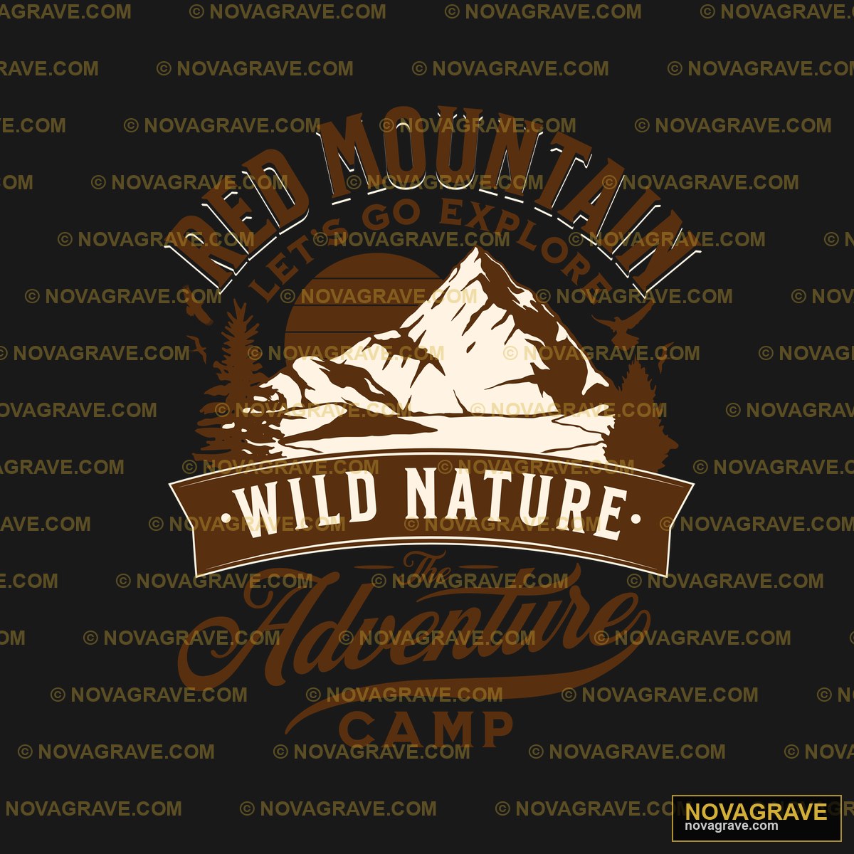 A Brown And White Logo With The Words Red Mou Nature Botanical - DTF Ontwerp