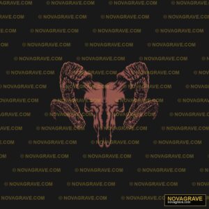 A Brown And White Ram Other Designs - DTF Transfer Design