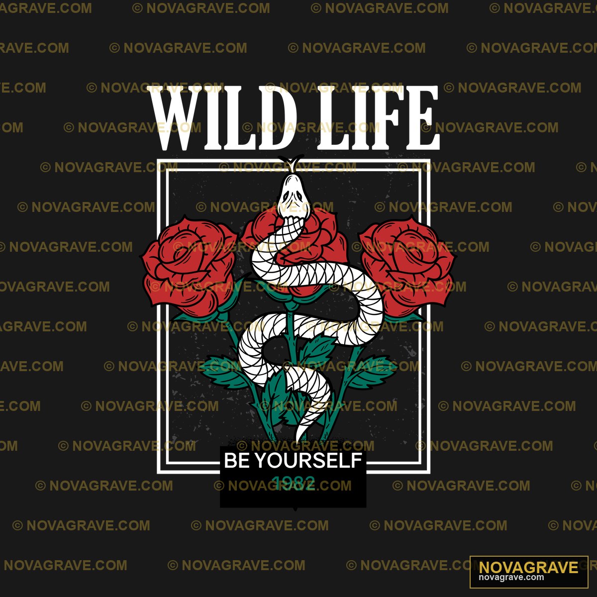 A Bunch Of Roses With The Words Be Yourself Typography Slogans - DTF Ontwerp